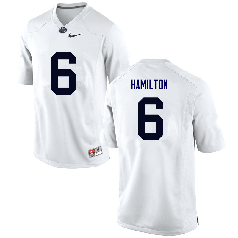 Men Penn State Nittany Lions #6 Andre Robinson College Football Jerseys-White - Click Image to Close